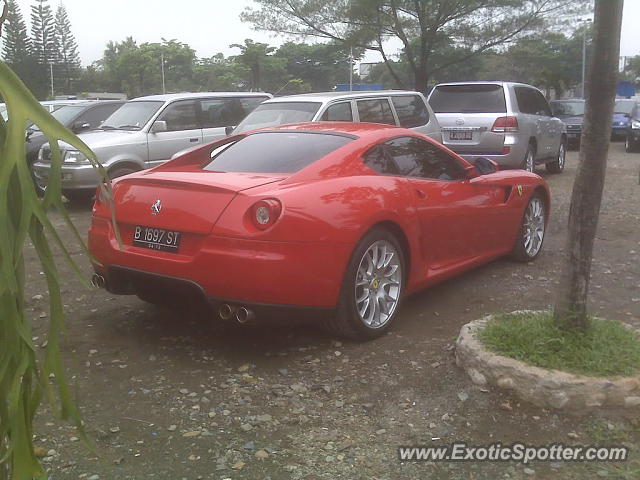 Ferrari 599GTB spotted in Jakarta, Indonesia