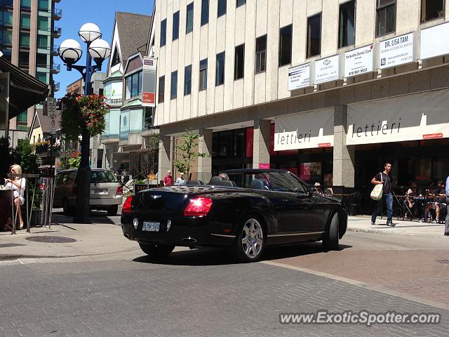 Bentley Continental spotted in Toronto, Canada