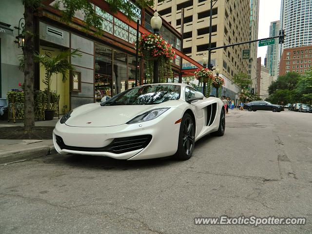 Mclaren MP4-12C spotted in Chicago, Illinois