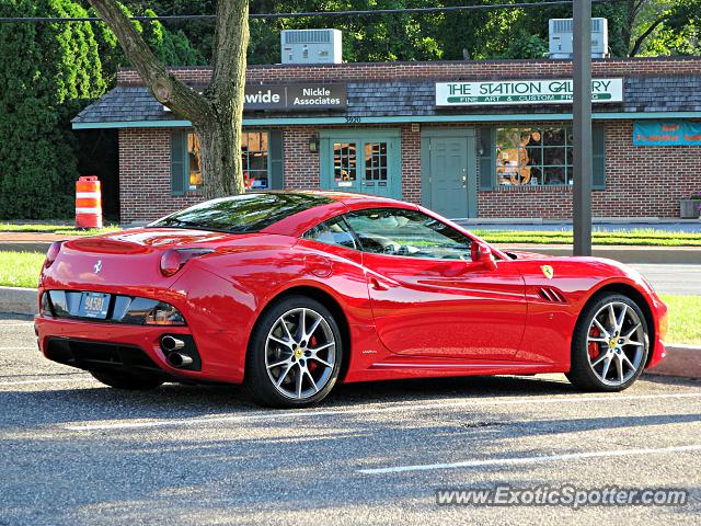 Ferrari California spotted in Greenville, Delaware