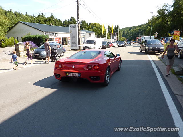 Ferrari 360 Modena spotted in Stavelot, Belgium