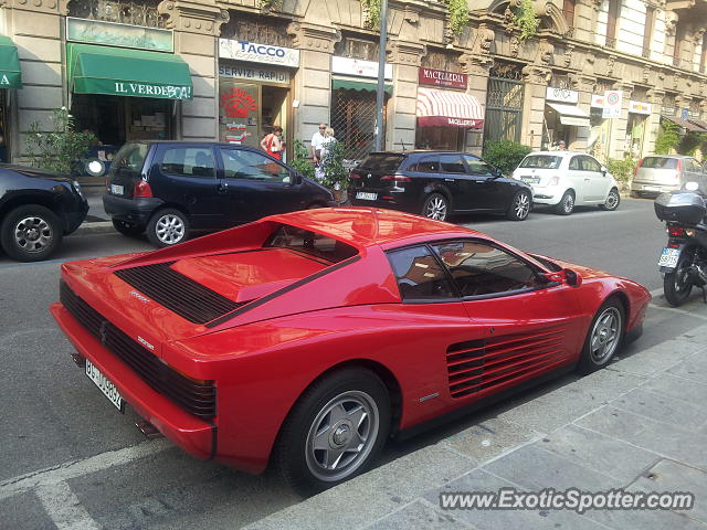 Ferrari Testarossa spotted in Milano, Italy