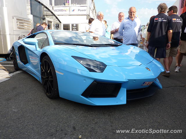 Lamborghini Aventador spotted in Spa, Belgium