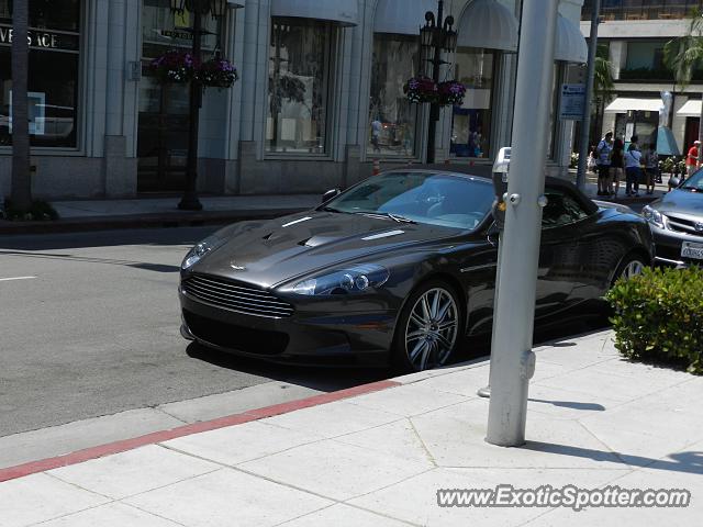 Aston Martin DBS spotted in Beverly Hills, California