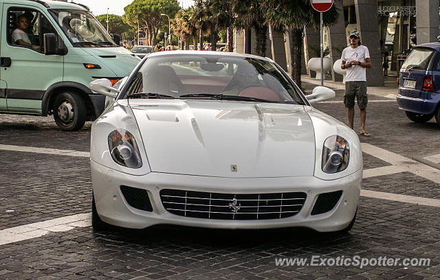 Ferrari 599GTB spotted in Jesolo Beach, Italy