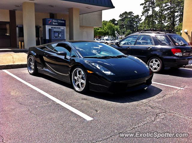 Lamborghini Gallardo spotted in Raleigh, North Carolina