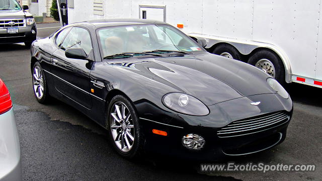 Aston Martin DB7 spotted in Watkins Glen, New York