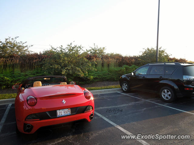 Ferrari California spotted in Barrington, Illinois