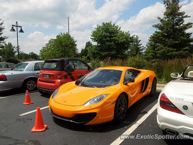 Mclaren MP4-12C spotted in Barrington, Illinois