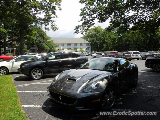 Ferrari California spotted in Glencoe, Illinois