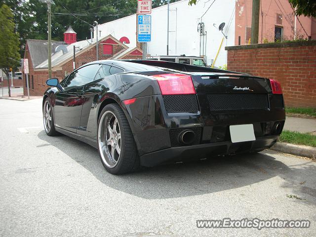 Lamborghini Gallardo spotted in Raleigh, North Carolina