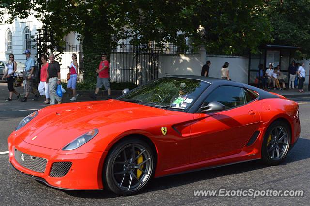 Ferrari 599GTO spotted in Bridgwater, United Kingdom