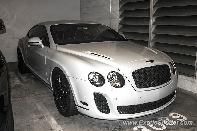 Bentley Continental spotted in Carmel Valley, California