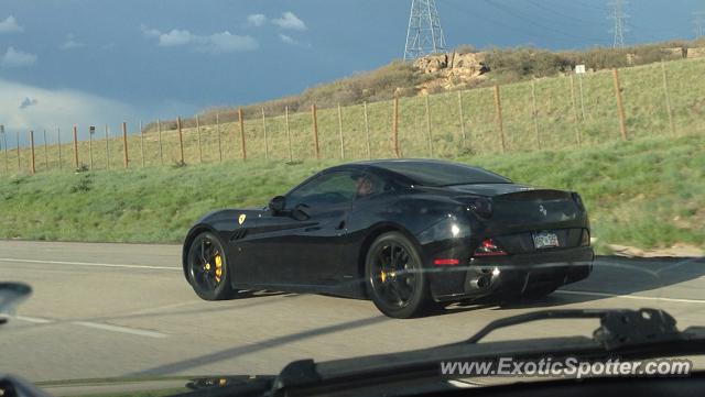 Ferrari California spotted in Castle rock, Colorado