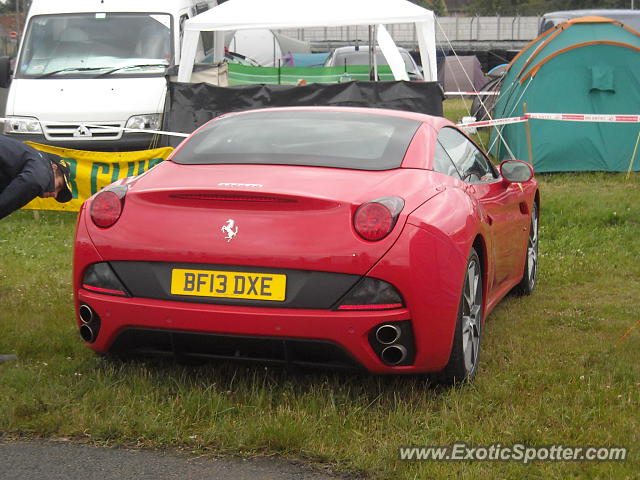 Ferrari California spotted in Lemans, France