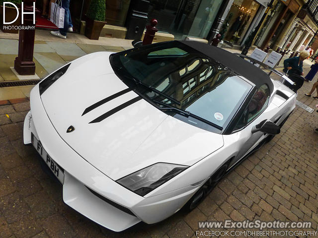 Lamborghini Gallardo spotted in Manchester, United Kingdom