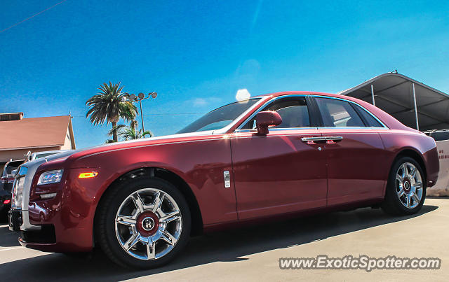 Rolls Royce Ghost spotted in Del Mar, California