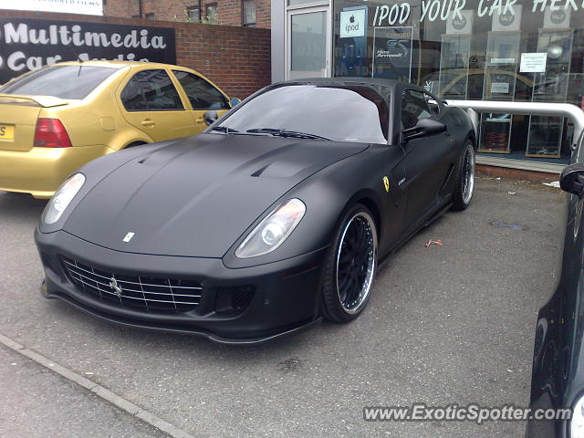 Ferrari 599GTB spotted in Crawley, United Kingdom