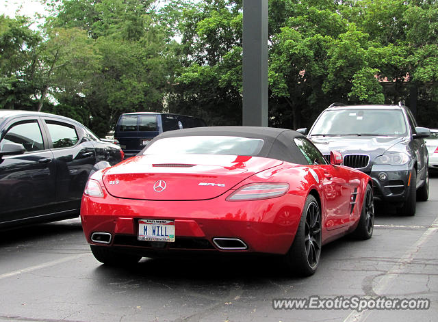 Mercedes SLS AMG spotted in New Albany, Ohio