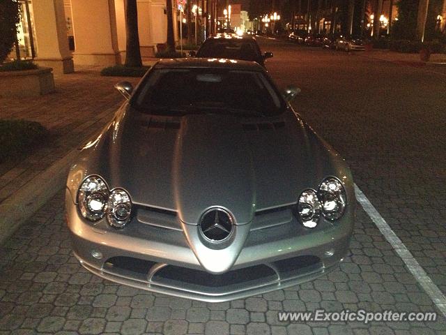 Mercedes SLR spotted in Boca Raton, Florida