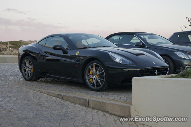 Ferrari California spotted in Guincho, Portugal