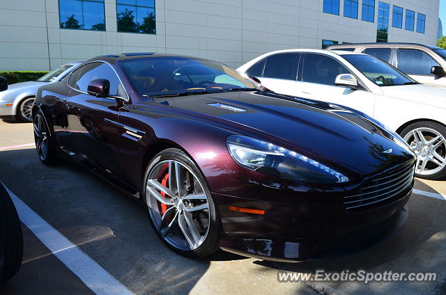 Aston Martin Virage spotted in Dallas, Texas