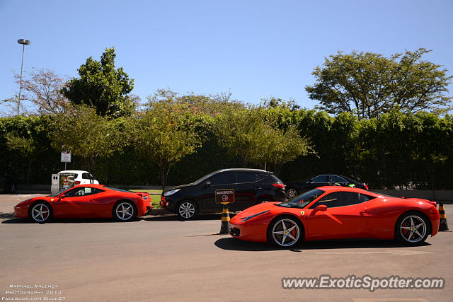 Ferrari 458 Italia spotted in Brasilia, Brazil