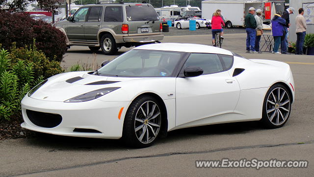 Lotus Evora spotted in Watkins Glen, New York