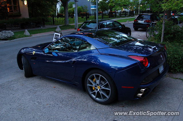 Ferrari California spotted in Toronto Ontario, Canada