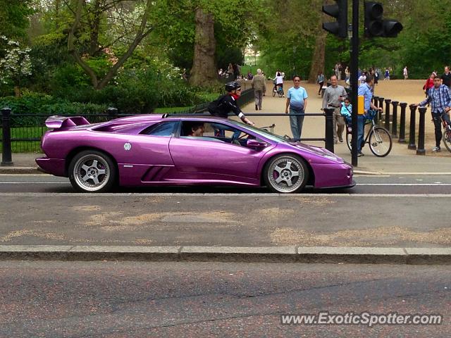 Lamborghini Diablo spotted in London, United Kingdom