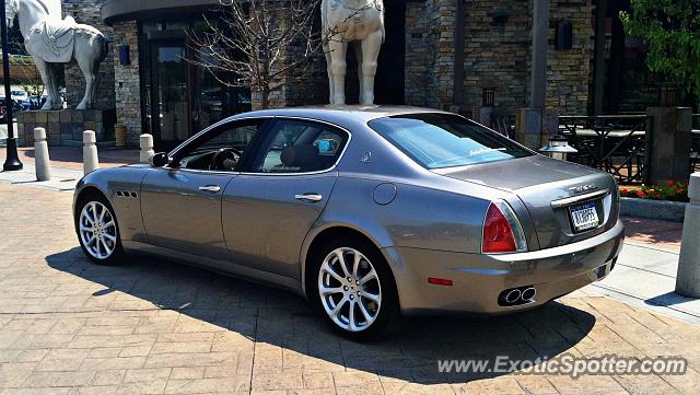 Maserati Quattroporte spotted in Victor, New York