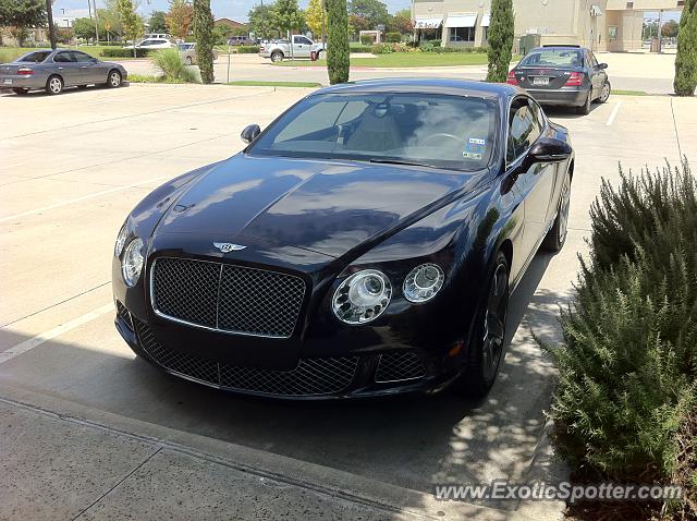 Bentley Continental spotted in Dallas, Texas