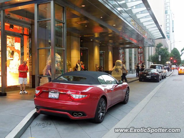 Maserati GranCabrio spotted in Chicago, Illinois