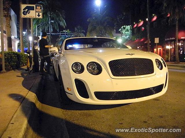 Bentley Continental spotted in Miami, Florida