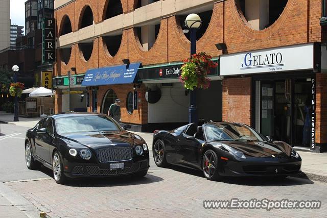 Bentley Continental spotted in Toronto, Canada