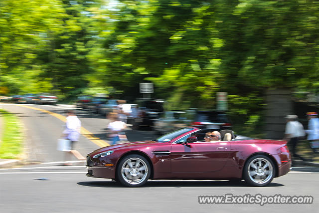 Aston Martin Vantage spotted in Greenwich, Connecticut