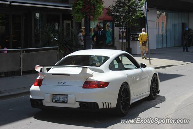 Porsche 911 GT2 spotted in Toronto, Canada