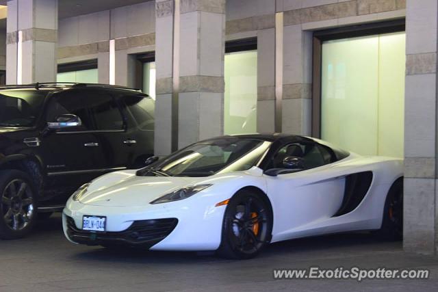 Mclaren MP4-12C spotted in Toronto, Canada