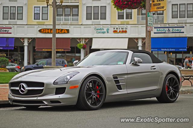 Mercedes SLS AMG spotted in Long Branch, New Jersey