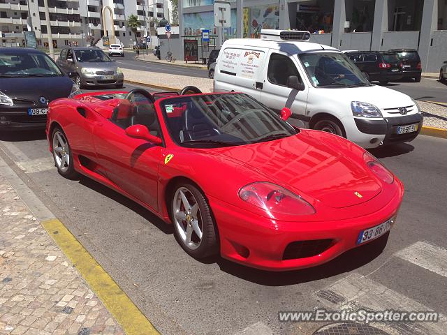 Ferrari 360 Modena spotted in Quarteira, Portugal