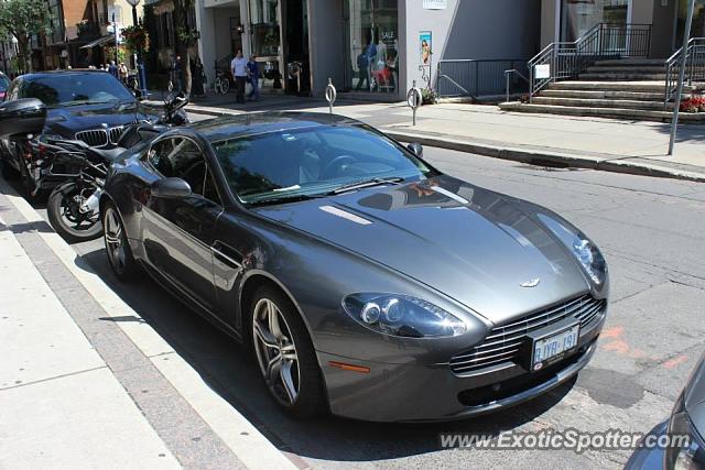 Aston Martin Vantage spotted in Toronto, Canada