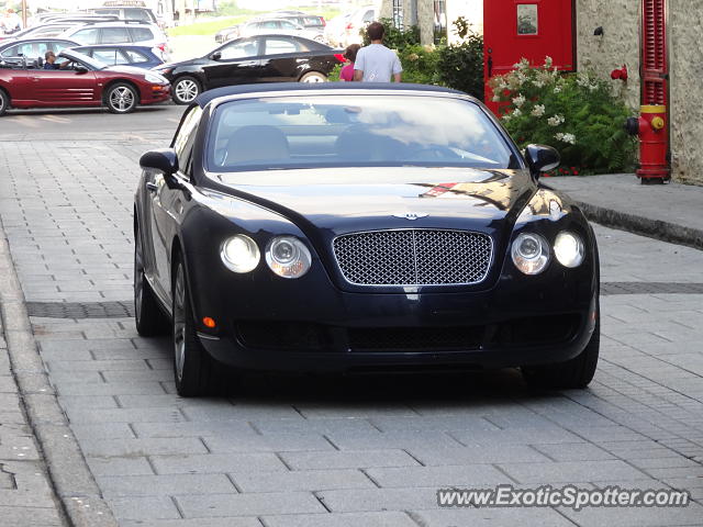 Bentley Continental spotted in Old Quebec, Canada