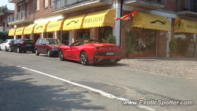 Ferrari California spotted in Highway, Italy