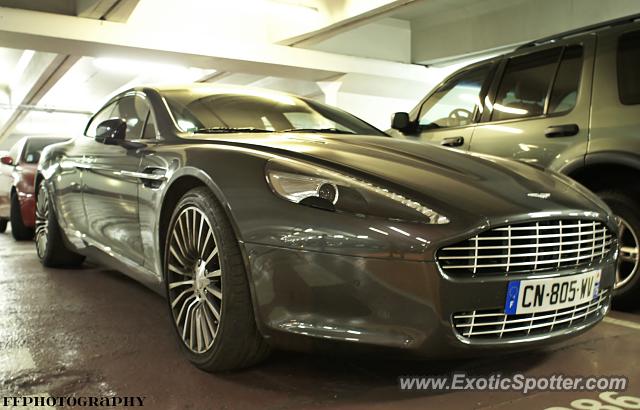 Aston Martin Rapide spotted in Paris, France