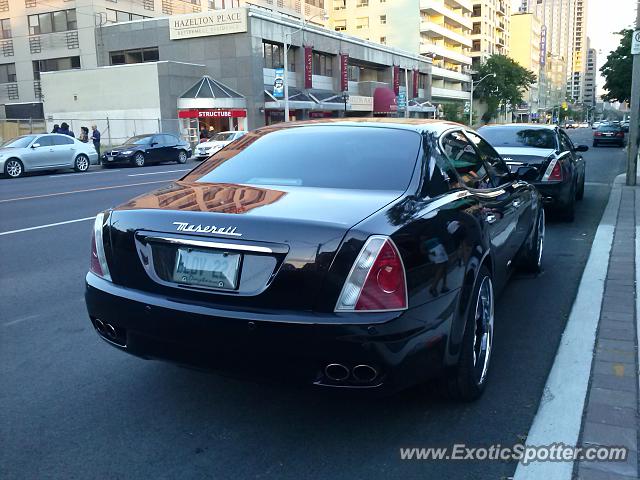 Maserati Quattroporte spotted in Toronto, Canada