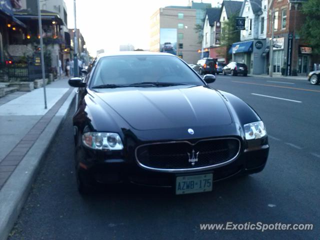 Maserati Quattroporte spotted in Toronto, Canada