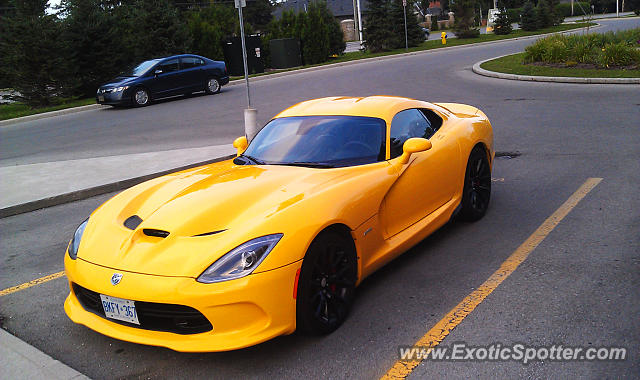 Dodge Viper spotted in London, Ontario, Canada