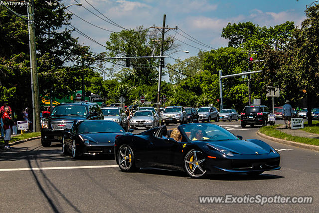 Ferrari 458 Italia spotted in Greenwich, Connecticut