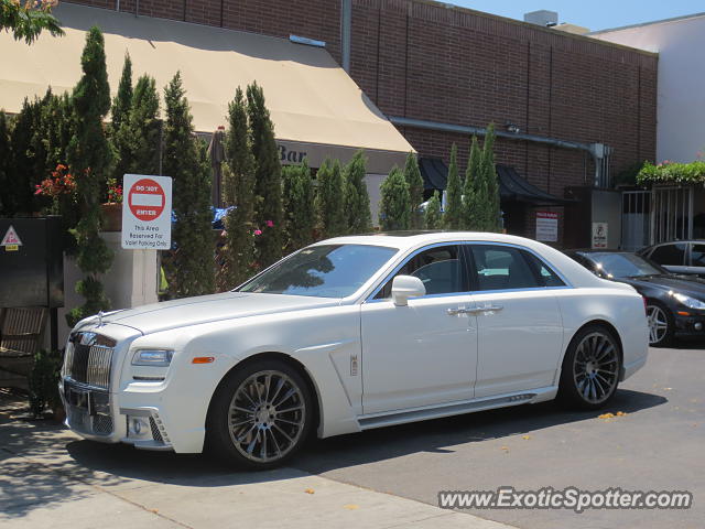 Rolls Royce Ghost spotted in Beverly Hills, California