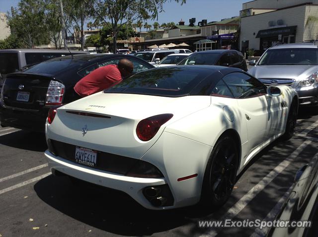 Ferrari California spotted in Hollywood, California